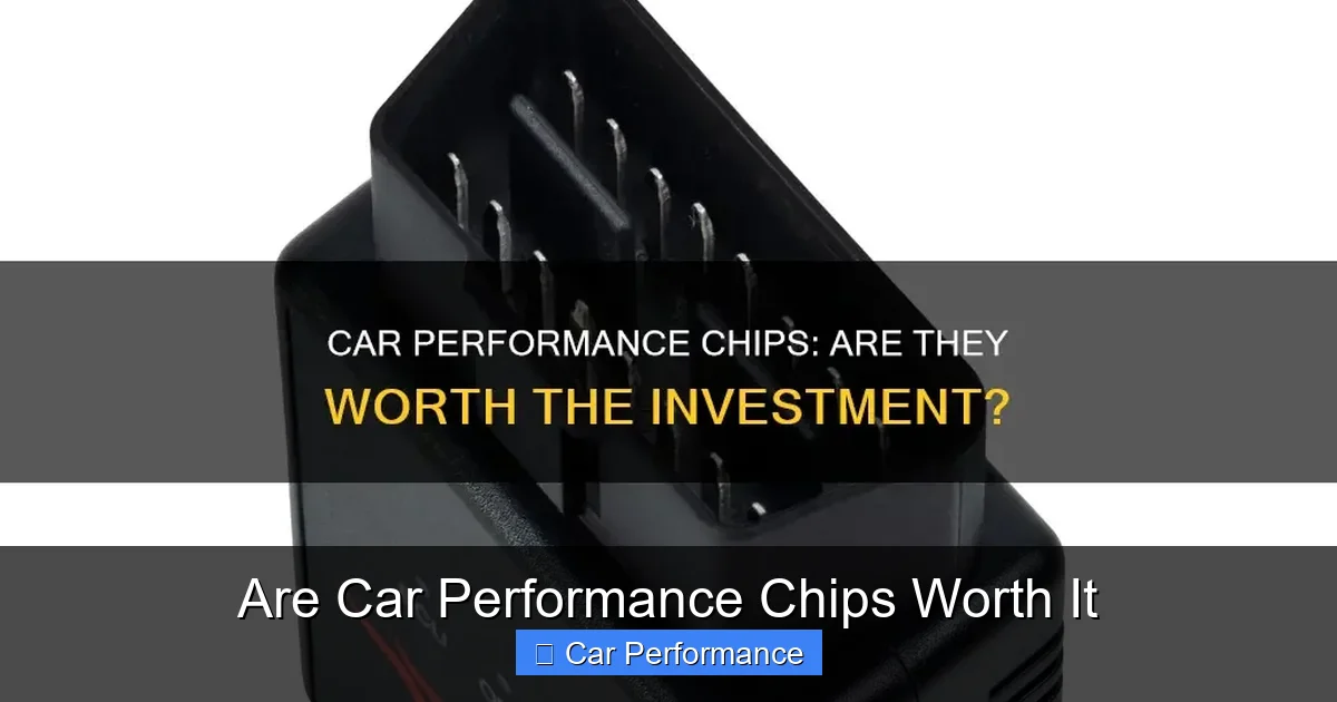 Are Car Performance Chips Worth It