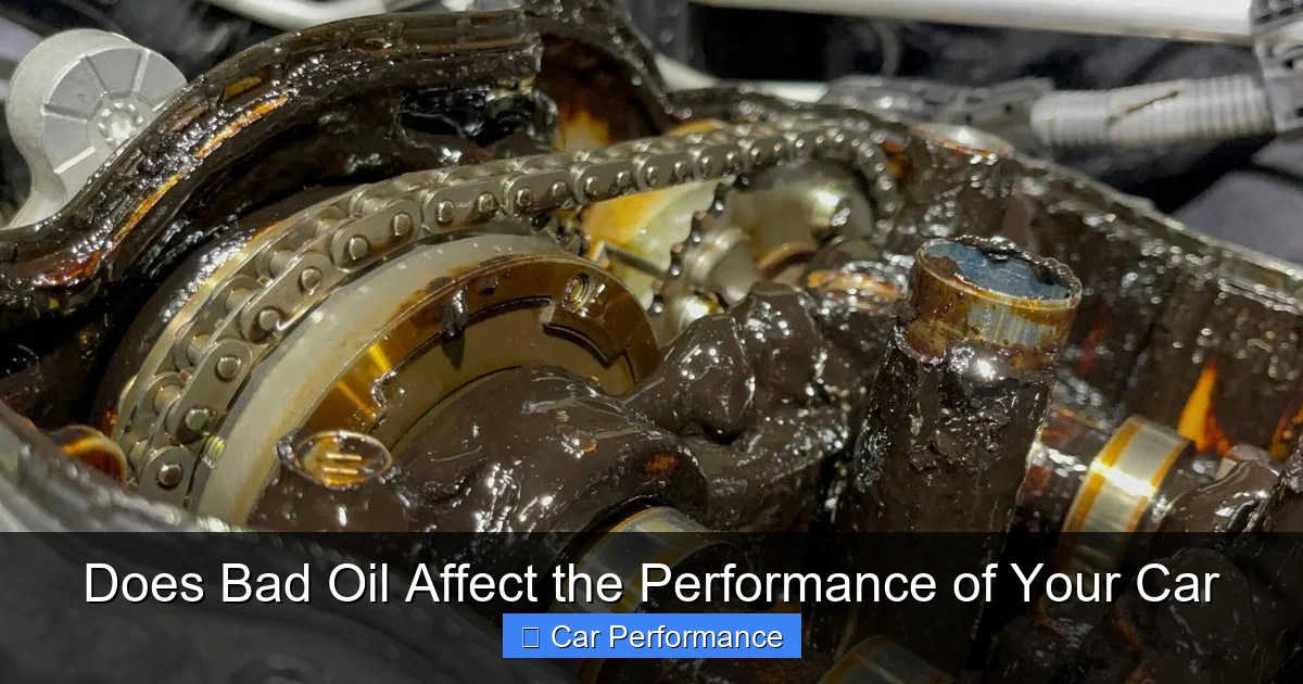 Does Bad Oil Affect the Performance of Your Car