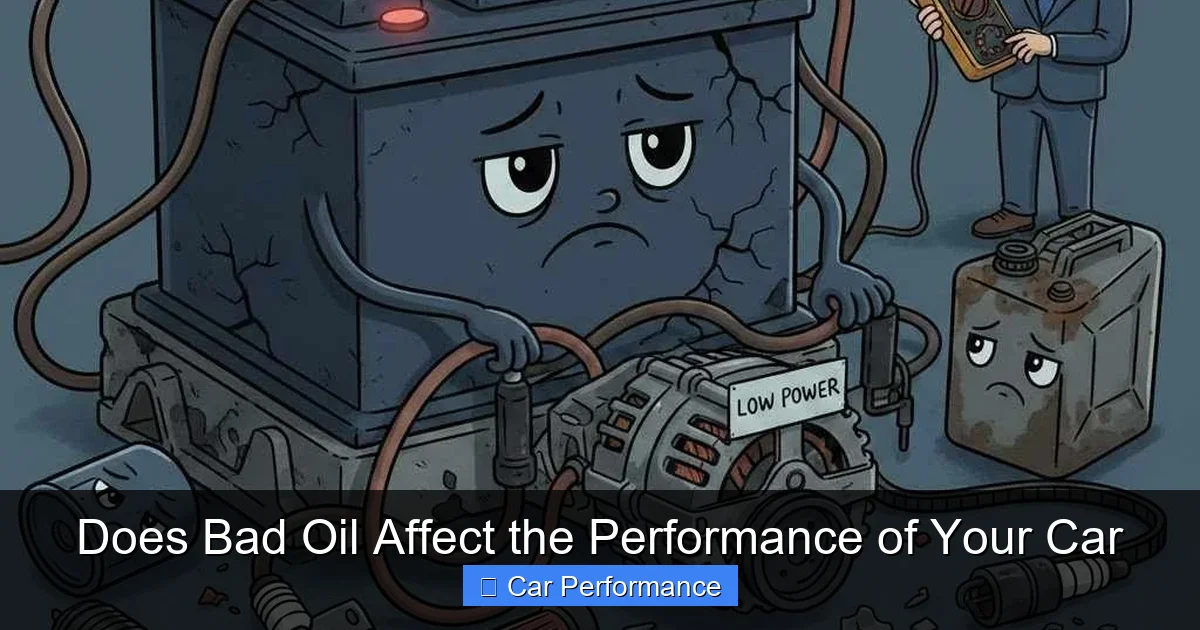 How Bad Oil Directly Hits Engine Power