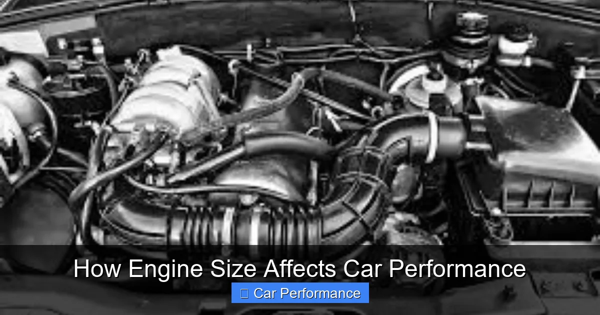 How Engine Size Affects Car Performance