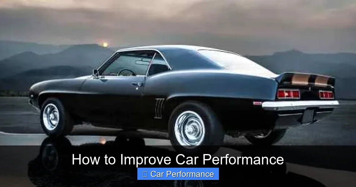 How to Improve Car Performance