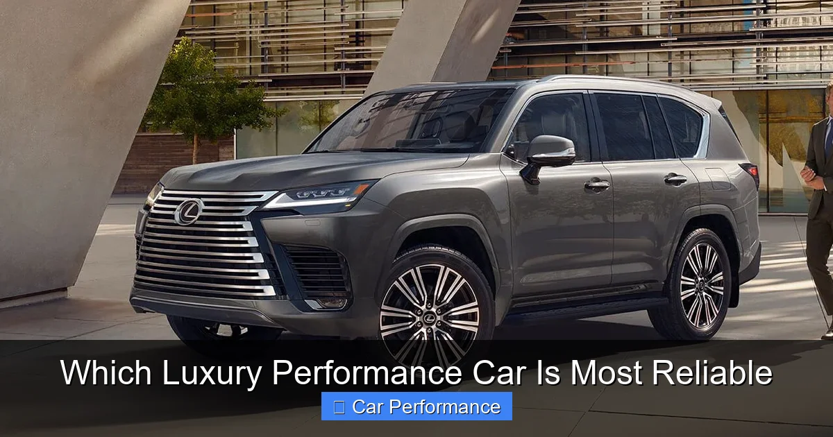 Which Luxury Performance Car Is Most Reliable