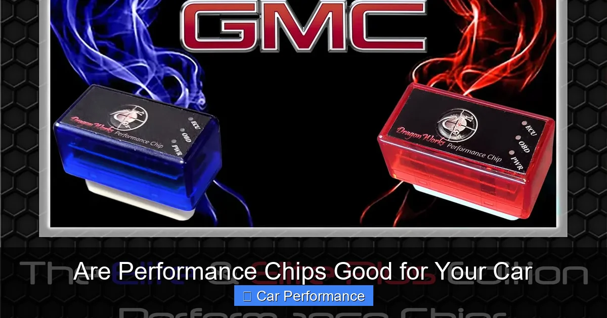 Are Performance Chips Good for Your Car
