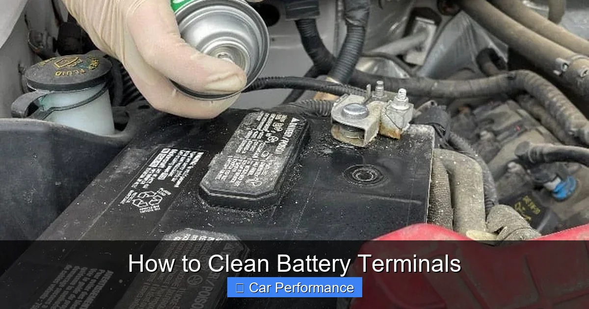 How to Clean Battery Terminals