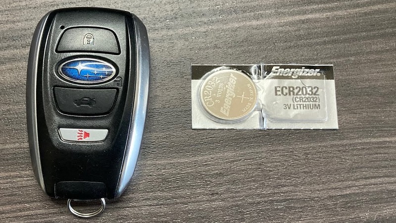 how to change battery in subaru key fob