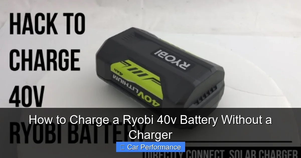 Methods for Supplying Power When the Charger is Gone
