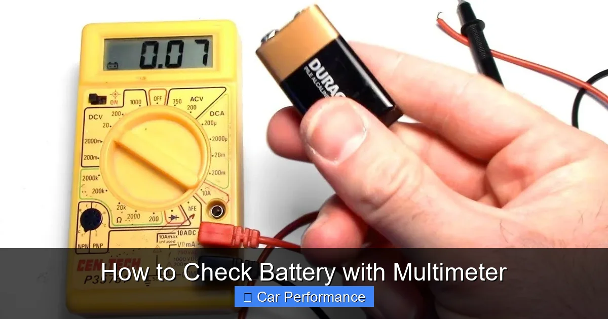 Preparing to Test Your Battery Safely