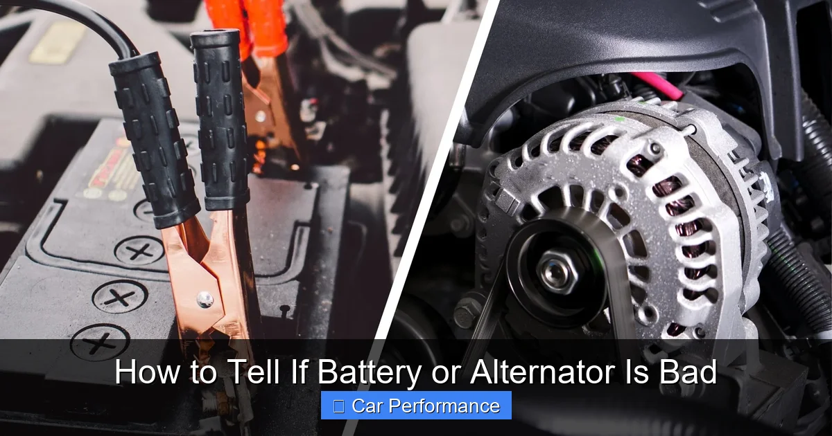 Early Warning Signs of a Bad Battery