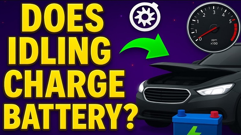 will idling charge car battery