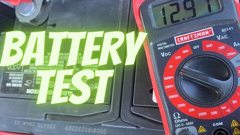 how to check a car battery with a multimeter