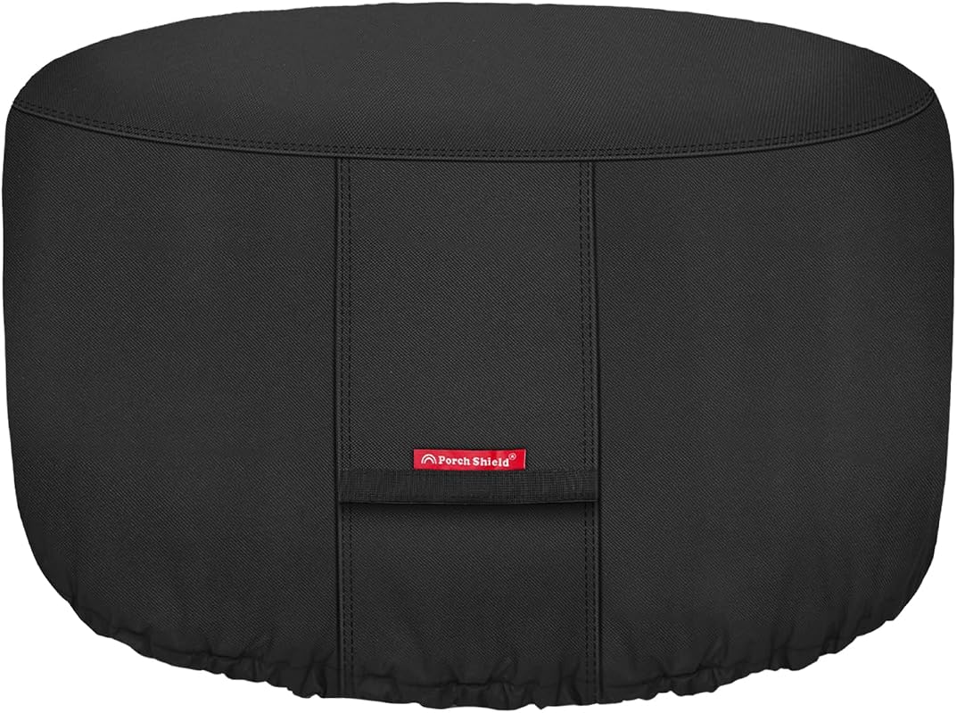 Porch Shield Waterproof 600D Heavy Duty Round Fire Pit Cover