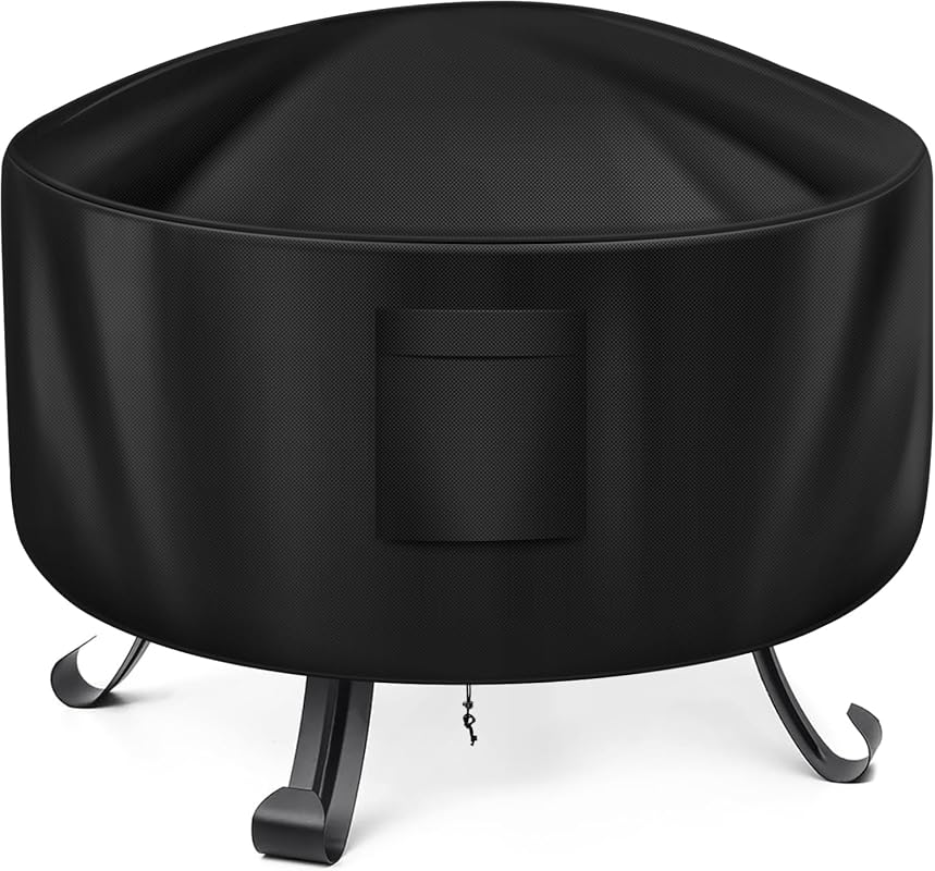 WLEAFJ Round Fire Pit Cover