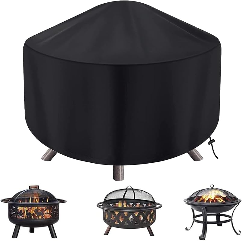 Universal 22-34 Inch Round Fire Pit Cover