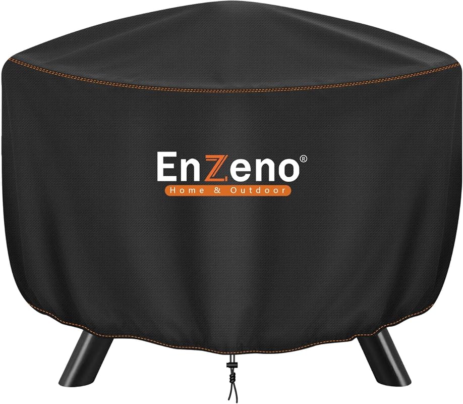 Enzeno 37 Inch Round Fire Pit Cover