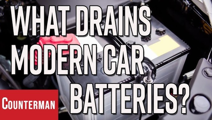 what drains a car battery