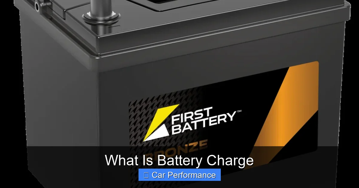 Understanding the Basics of Battery Charge