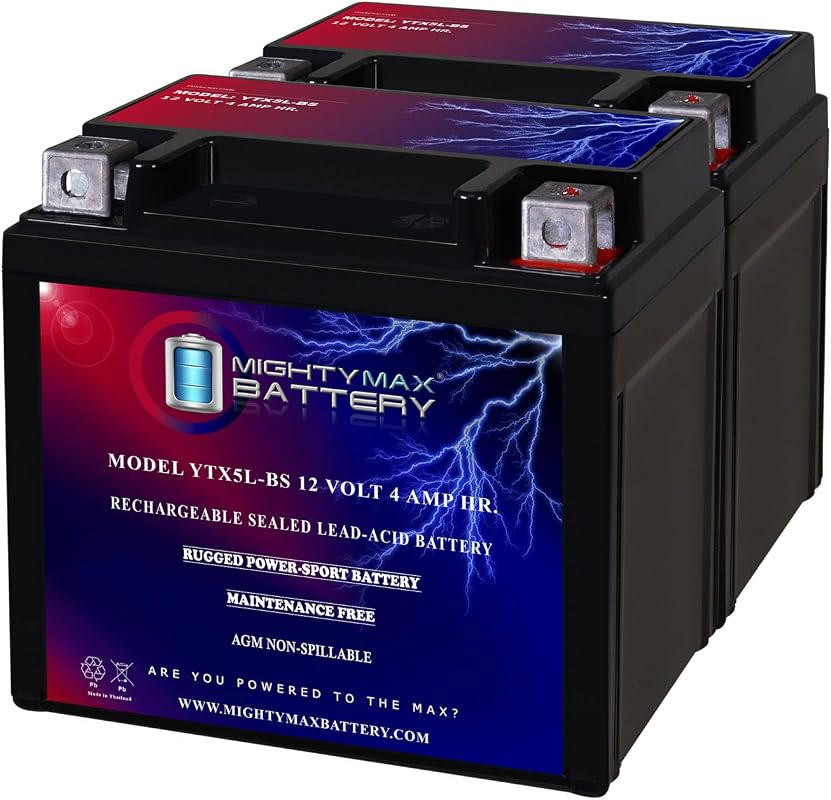 YTX5L-BS 12V 4AH 80CCA Rechargeable Battery