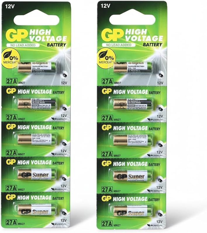 GP 12V 27A Alkaline Batteries
