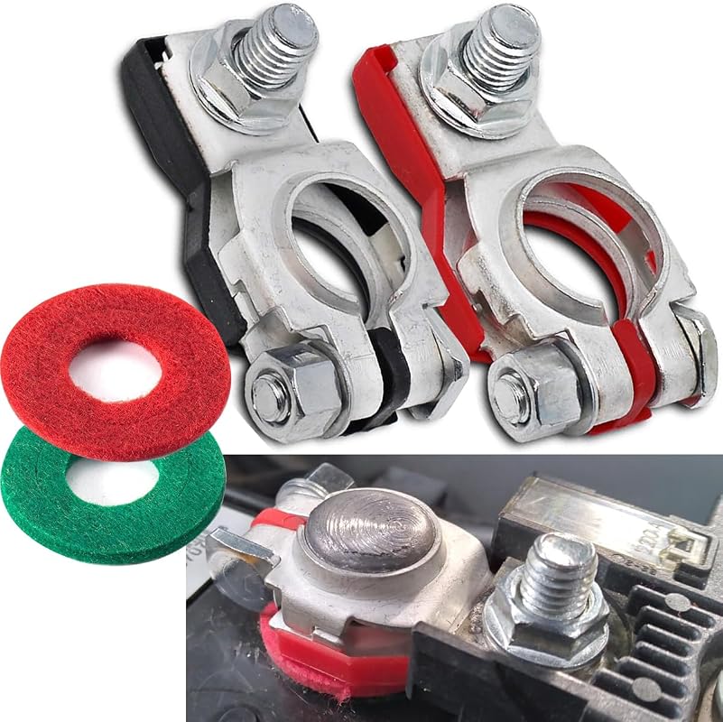 Positive and Negative Battery Terminals
