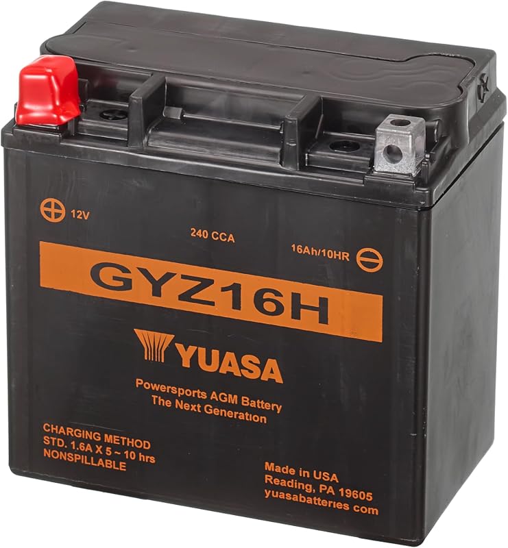 Yuasa GYZ16H Factory Activated AGM Battery High Performance Powersport