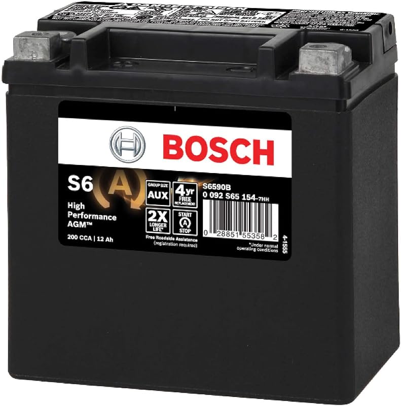 Bosch S6590B High Performance Automotive Battery Engineered for Reliab