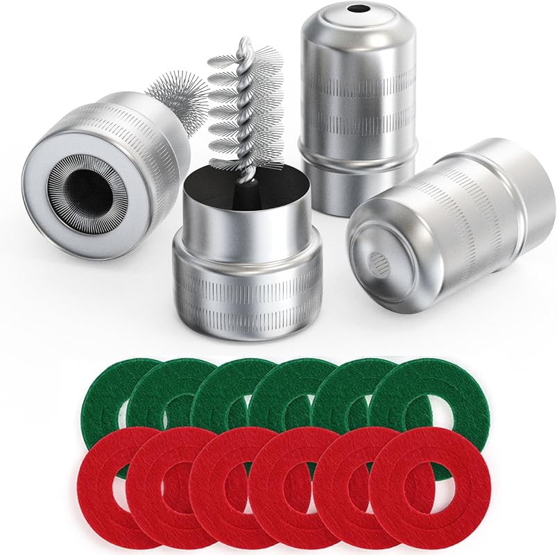 LotFancy Battery Terminal Cleaner Set with Anti-Corrosion Fiber Washer