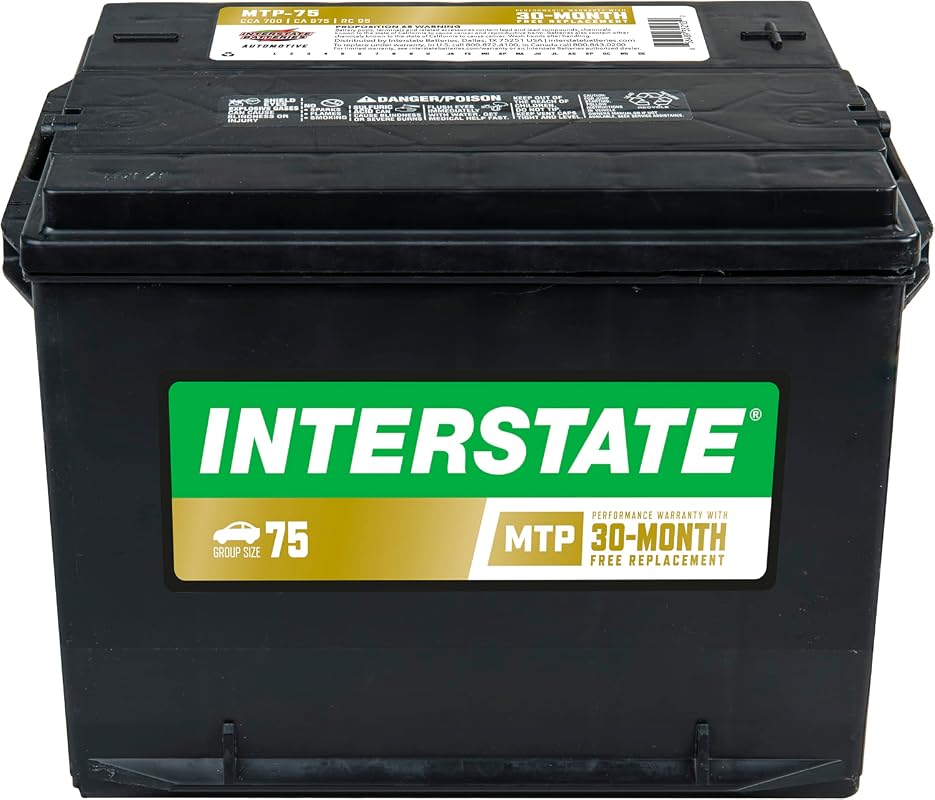 Interstate Batteries Group 75 Car Battery 12V 700 CCA Replacement Auto